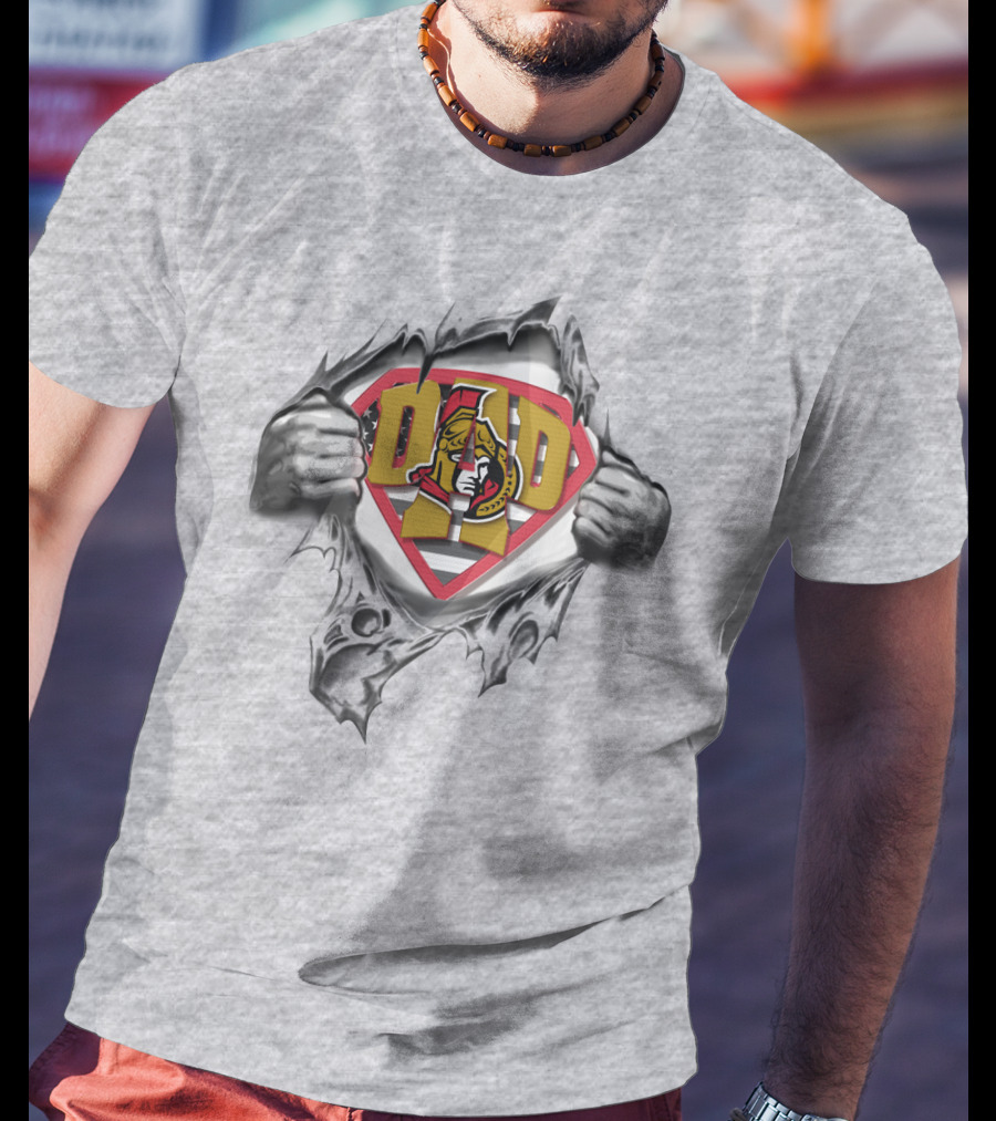 SUPERDAD Ottawa Senators Hockey Logo Emblem T-Shirt