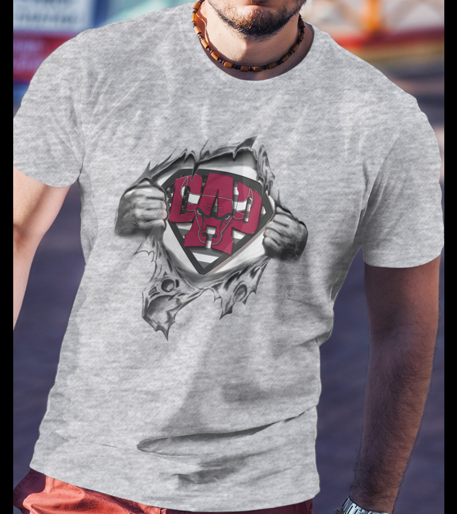 SUPERDAD DAD Chicago Bulls Superman T-Shirt