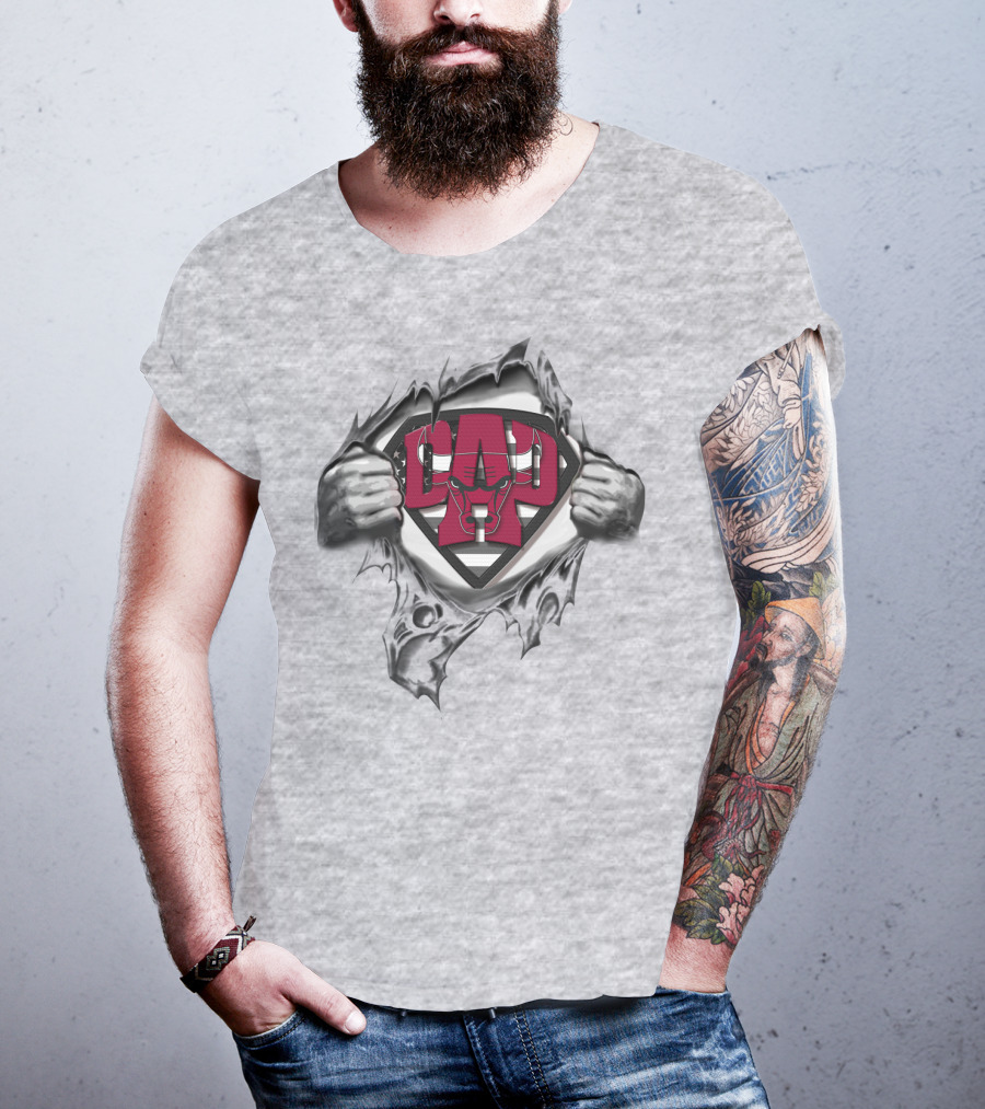 SUPERDAD DAD Chicago Bulls Superman T-Shirt