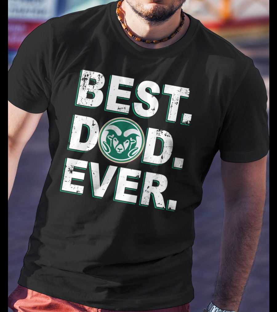 Best Dad Ever Colorado State Rams Logo Classic T-Shirt