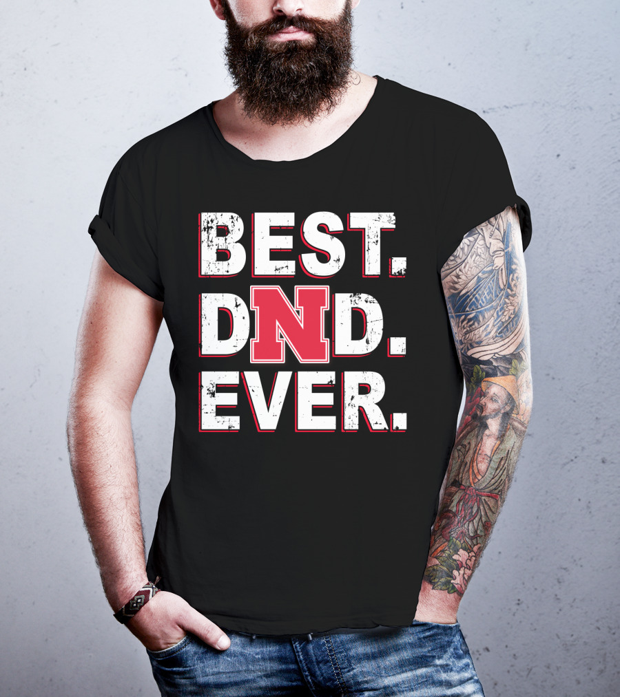 Best Dad Ever Nebraska Cornhuskers N T-Shirt