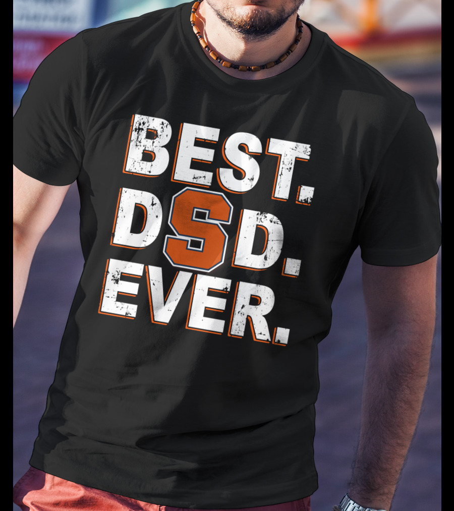 Best Dad Ever Syracuse Orange S Logo Inspiration T-Shirt