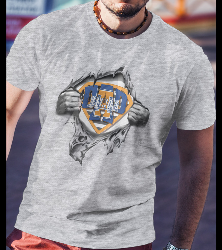 Superdad Illini Illinois Emblem Revealed T-Shirt
