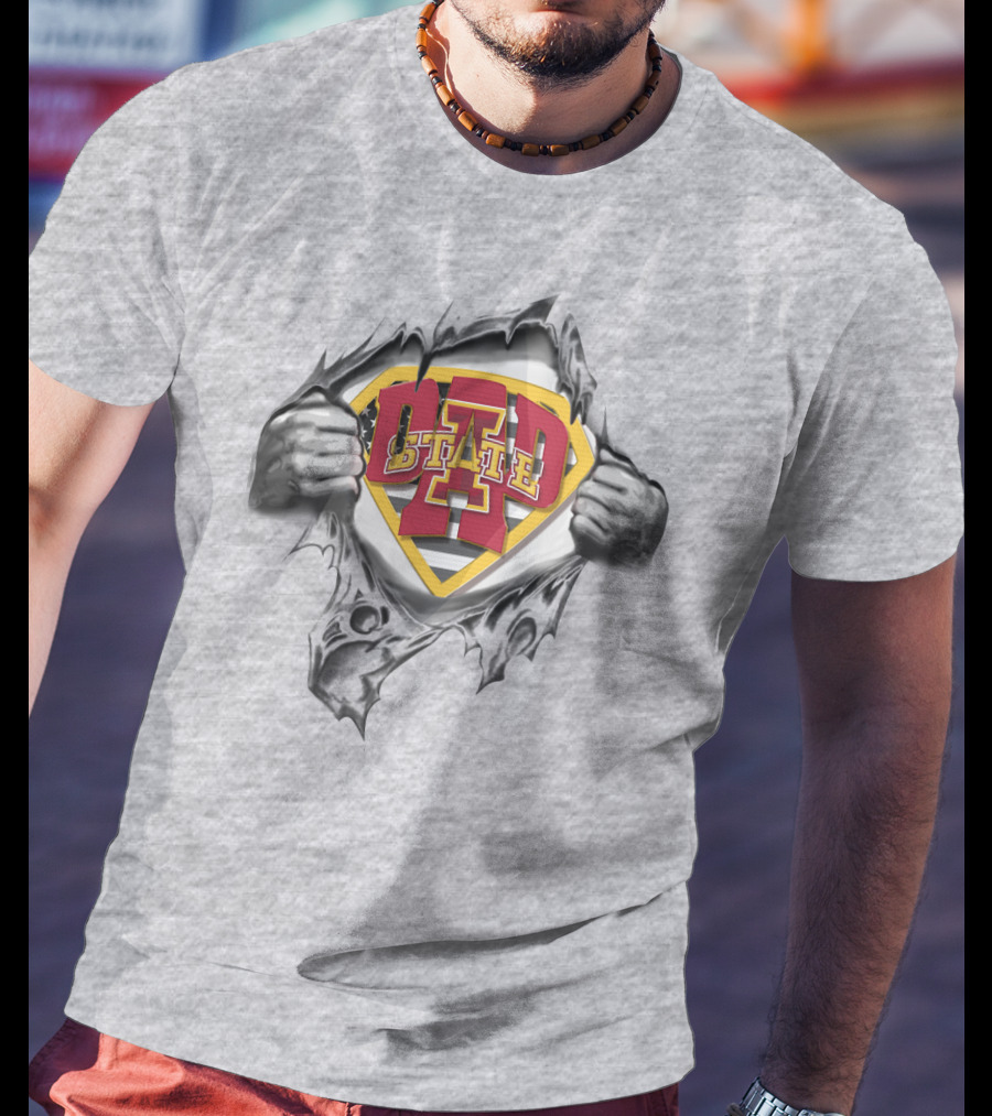 SUPERDAD Iowa State Cyclones Superman T-Shirt