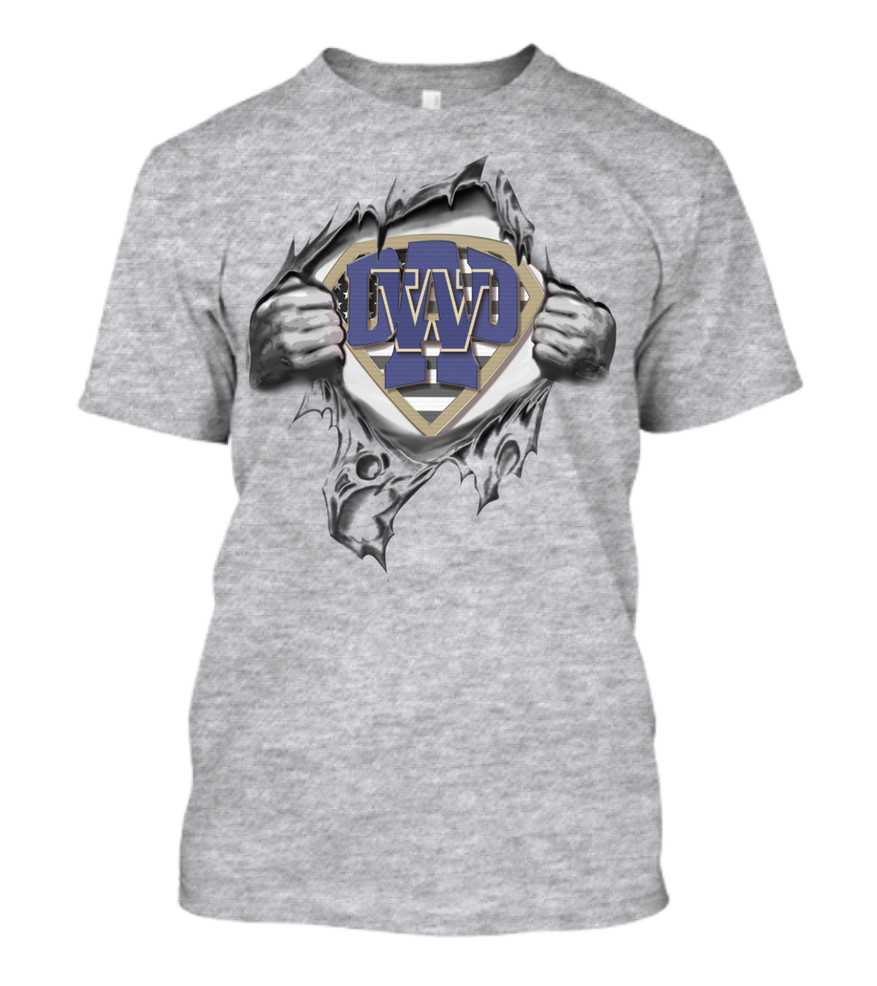 Superdad Washington Huskies Superman T-Shirt