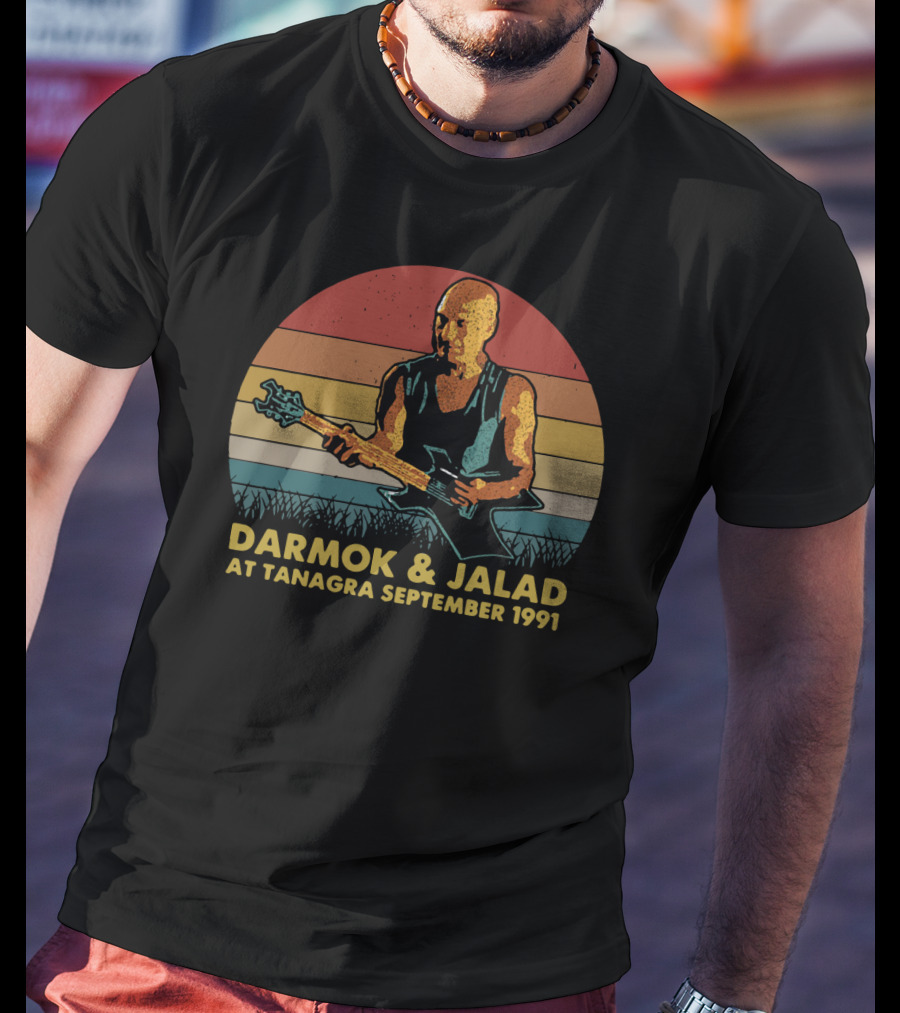 Darmok And Jalad At Tanagra September 1991 Retro Music Guitar T-Shirt