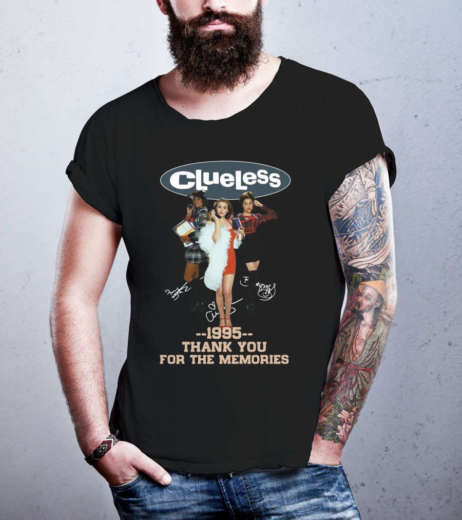 Clueless 1995 Thank You For The Memories Vintage Fashion Icons T-Shirt