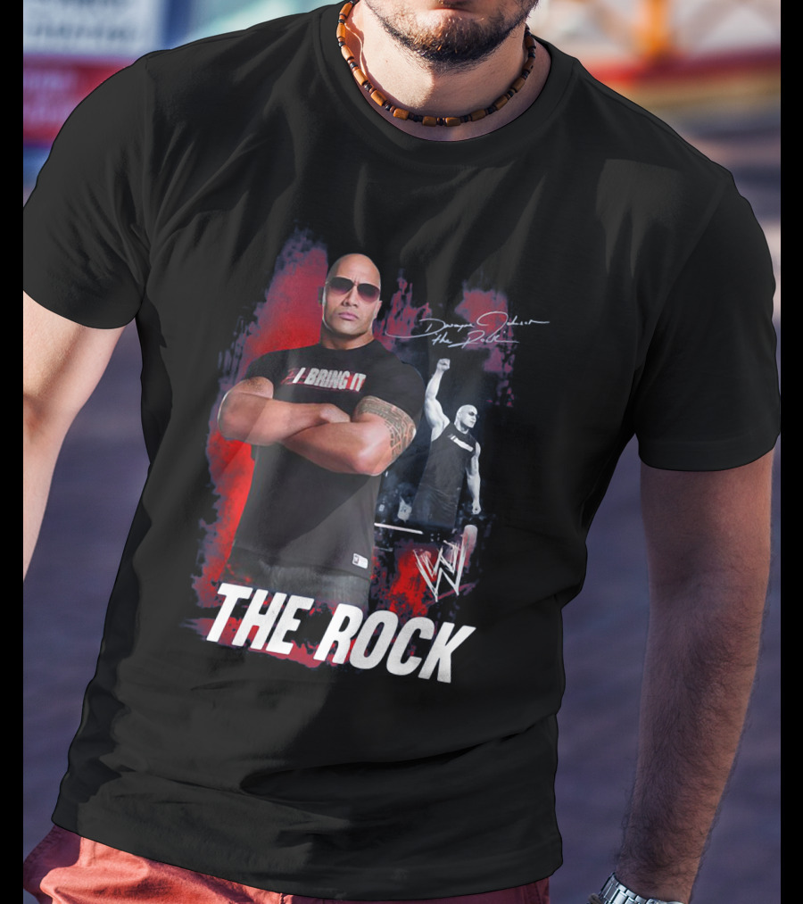 Dwayne Johnson Bring It The Rock WWE T-Shirt