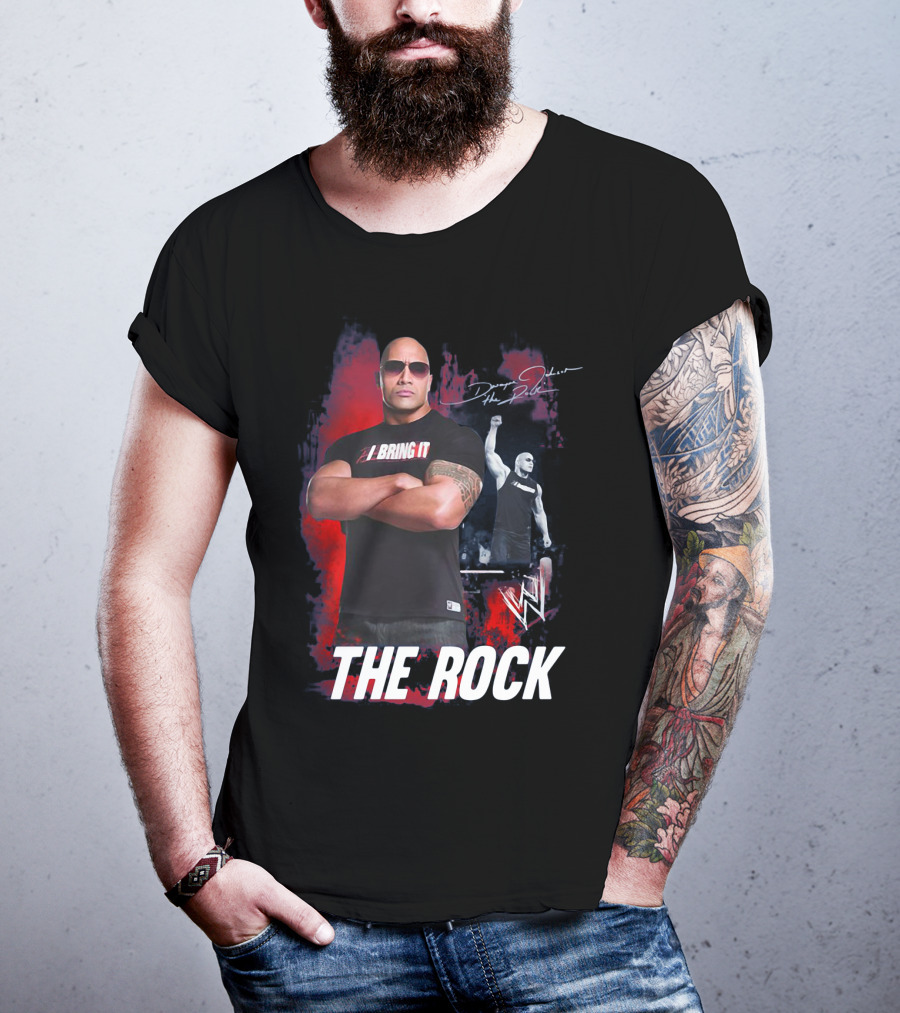 Dwayne Johnson Bring It The Rock WWE T-Shirt
