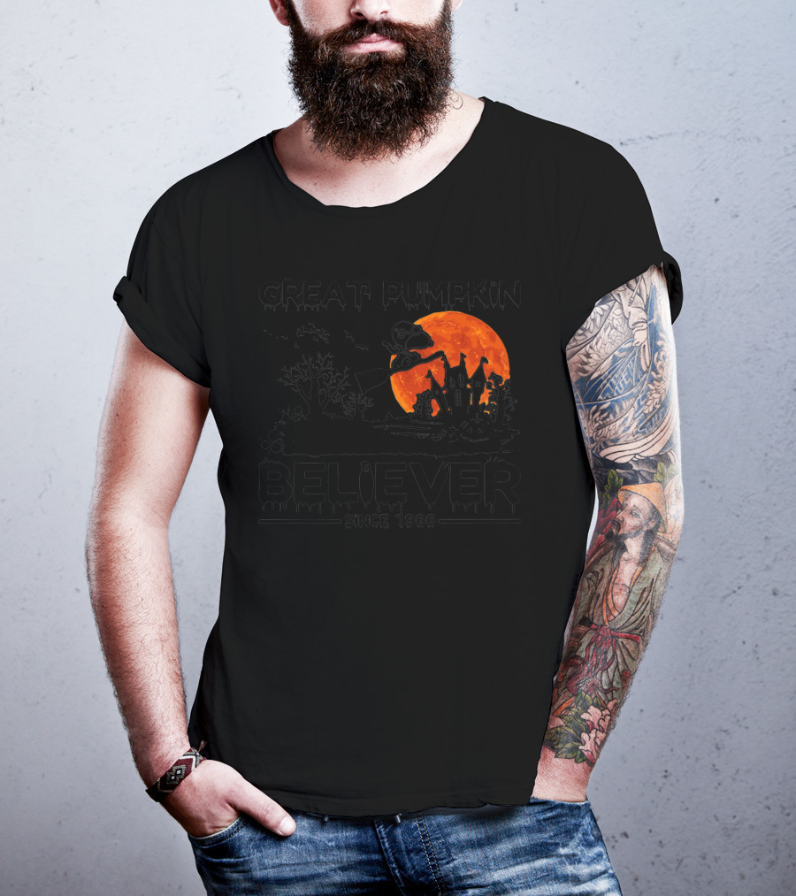 Great Pumpkin Believer Snoopy Since 1966 Halloween T-Shirt
