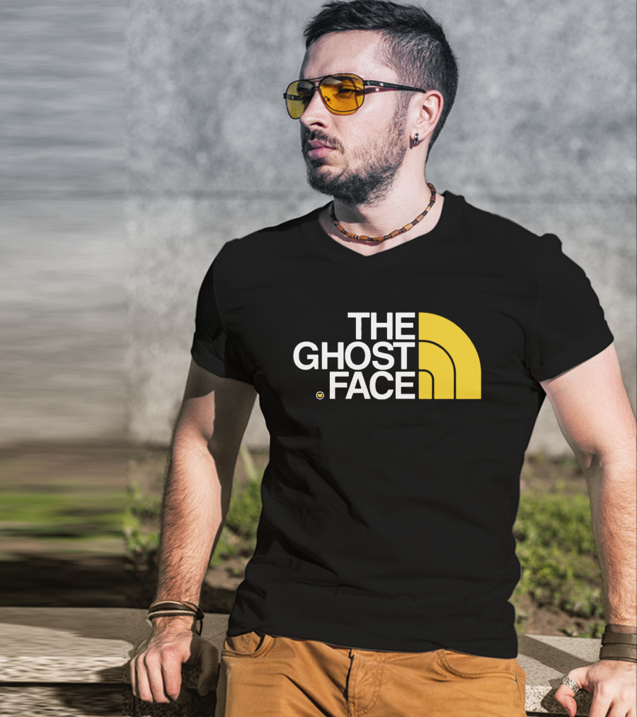 Wu Tang Clan The Ghost Face North Face Logo T-Shirt