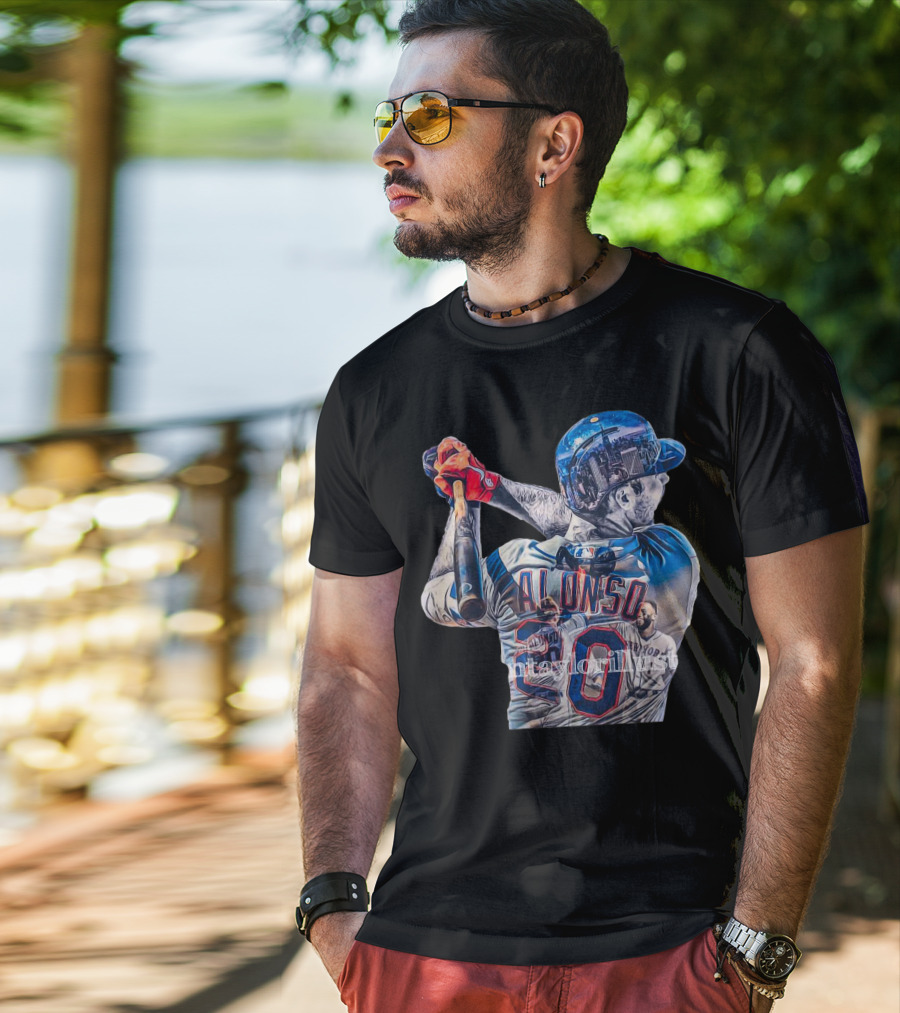 Polar Bear Pete Alonso MLB Alonso 20 Batter Graphic Taylorllyllst T-Shirt