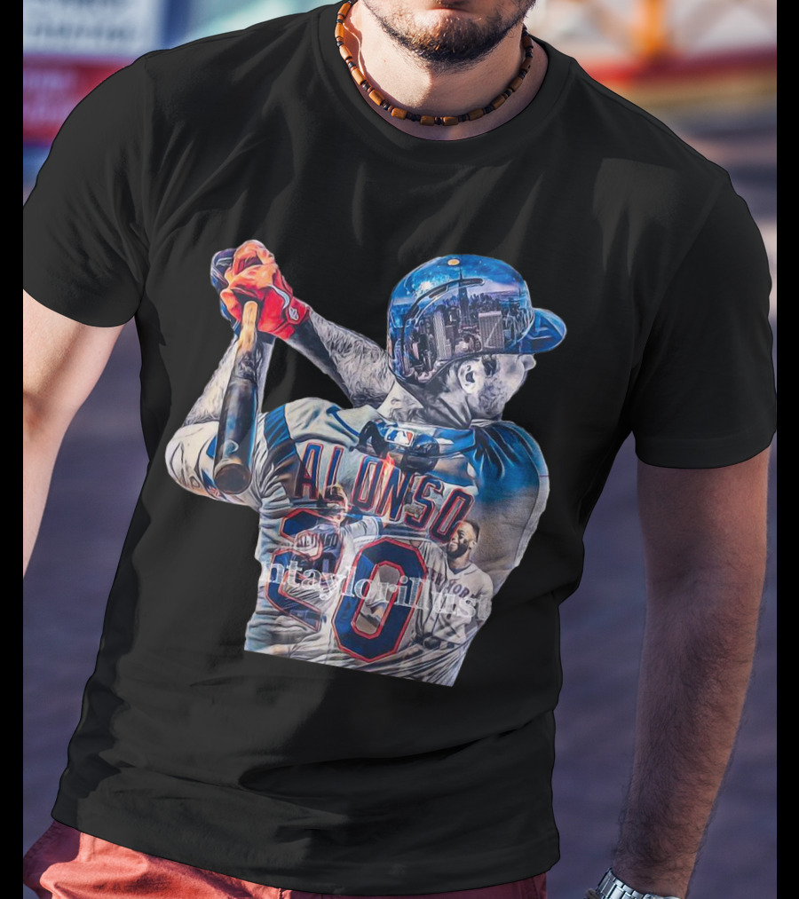 Polar Bear Pete Alonso MLB Alonso 20 Batter Graphic Taylorllyllst T-Shirt
