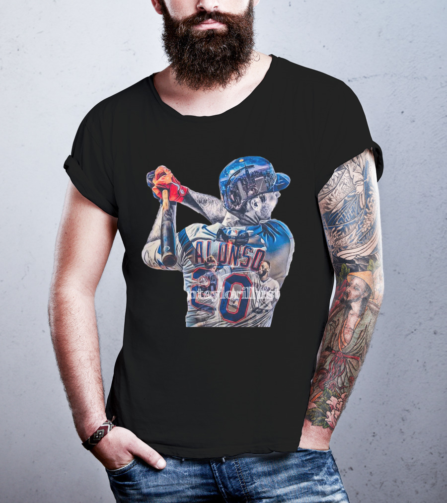 Polar Bear Pete Alonso MLB Alonso 20 Batter Graphic Taylorllyllst T-Shirt