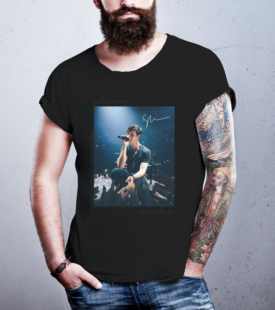 Shawn Mendes Live Concert Experience Autographed T-Shirt