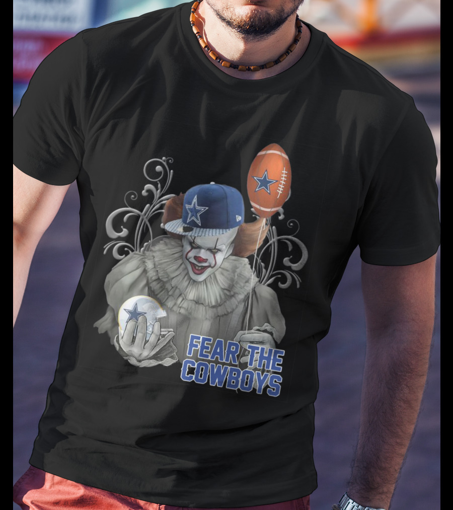 Pennywise Fear The Cowboys Dallas Football Team Balloon Hat T-Shirt