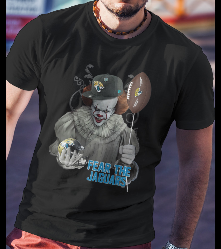 Pennywise Fear The Jaguars Nfl Jacksonville Football T-Shirt