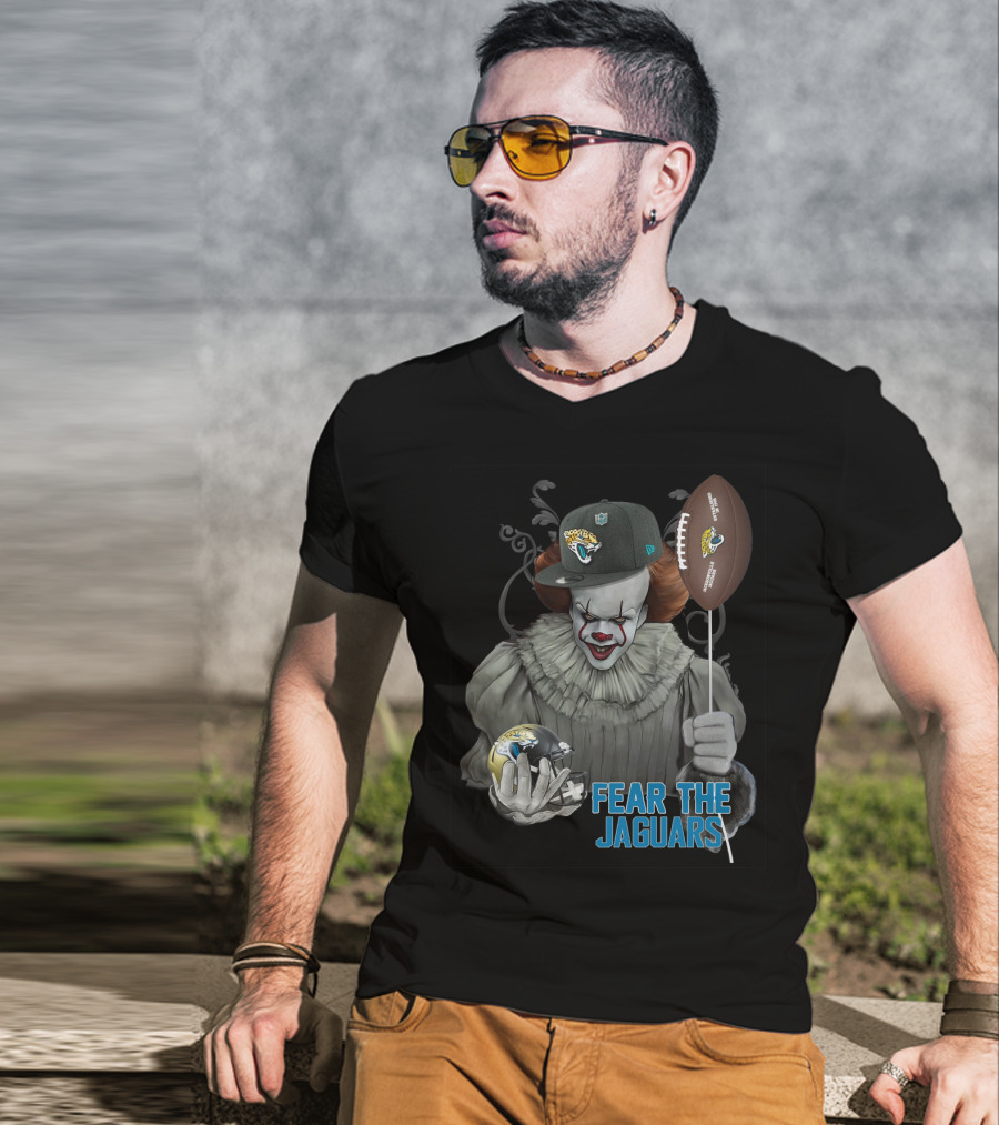 Pennywise Fear The Jaguars Nfl Jacksonville Football T-Shirt