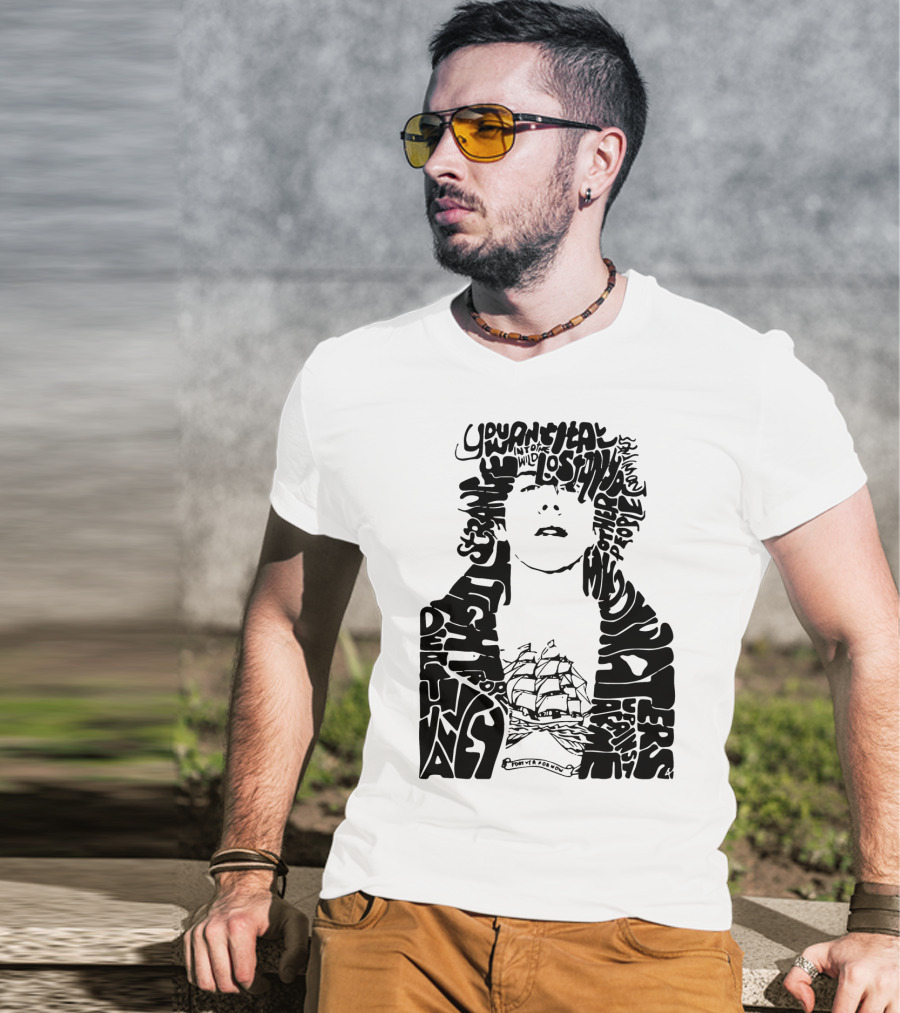 Lp Lost On You Uprising Departure Waters Stormy Seas By Paul Attwood T-Shirt