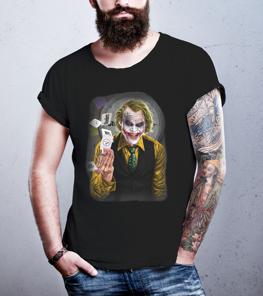 Pittsburgh Steelers Joker Nfl Playing Cards T-Shirt