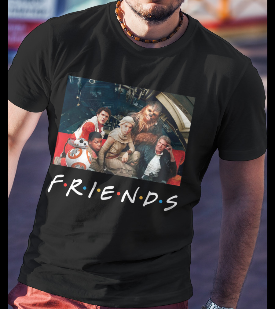 Star Wars Cast In Friends T-Shirt