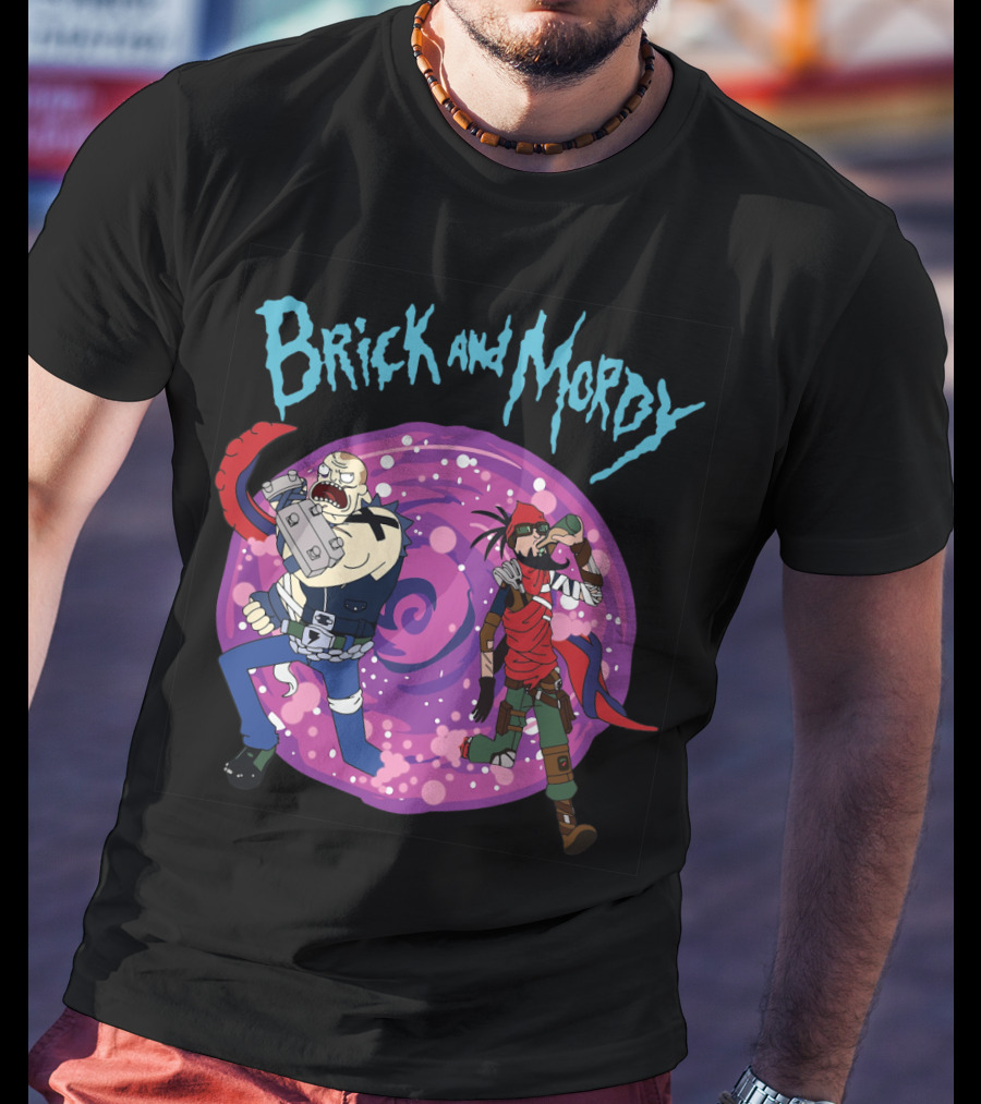 Brick And Moroy Portal Crossover Adventure T-Shirt