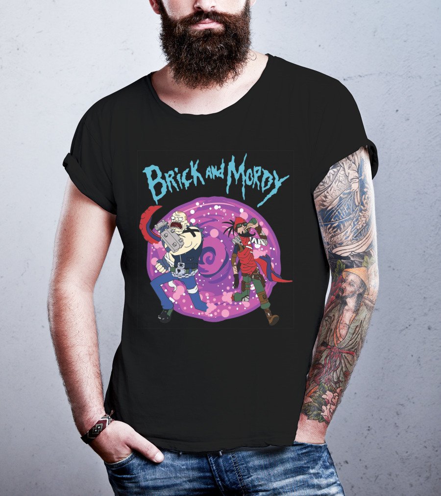 Brick And Moroy Portal Crossover Adventure T-Shirt