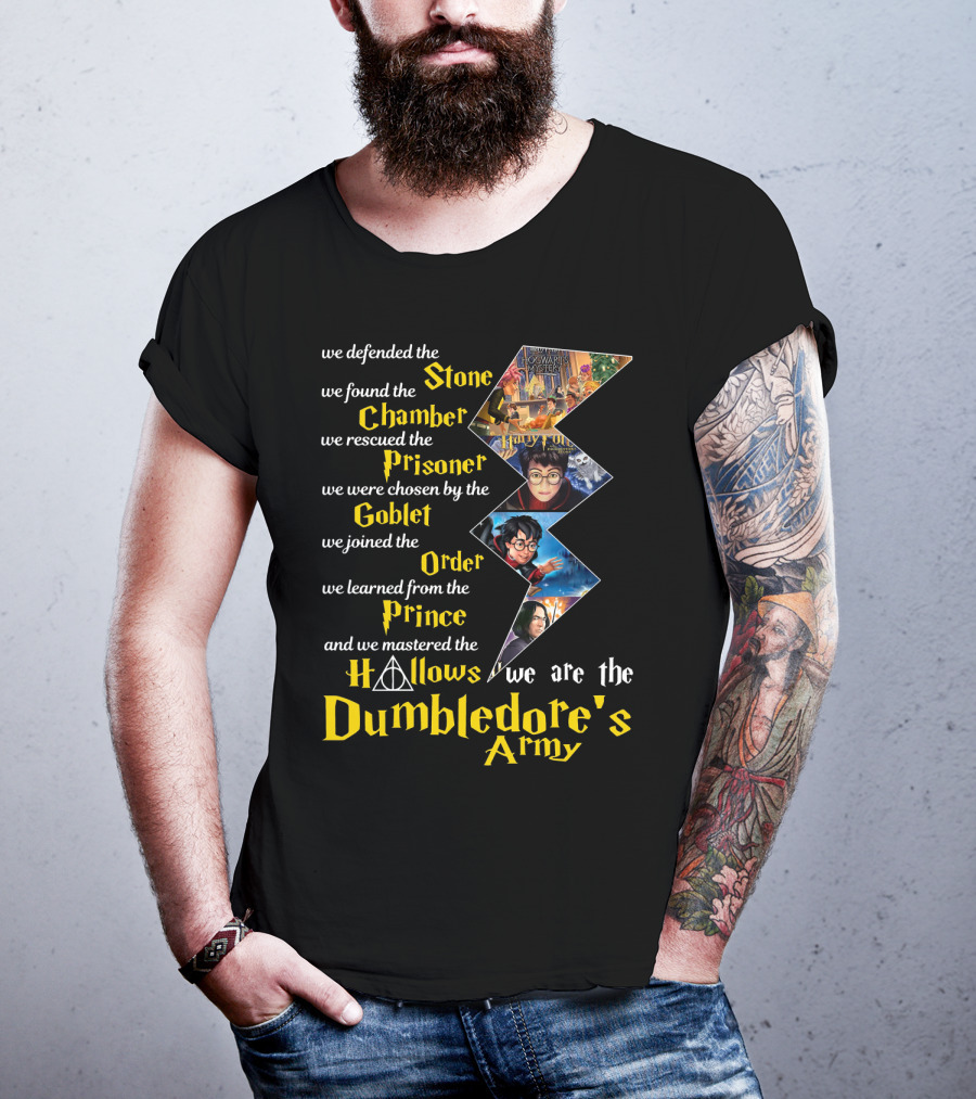We Defended The Stone Chamber Prisoner Goblet Order Prince Hallows Dumbledore's Army T-Shirt