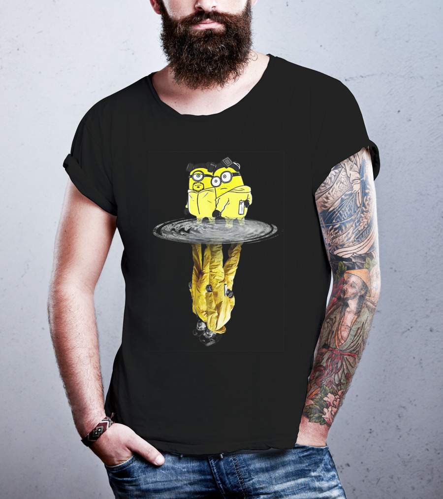 Minion Walter White Jesse Breaking Bad Reflection T-Shirt