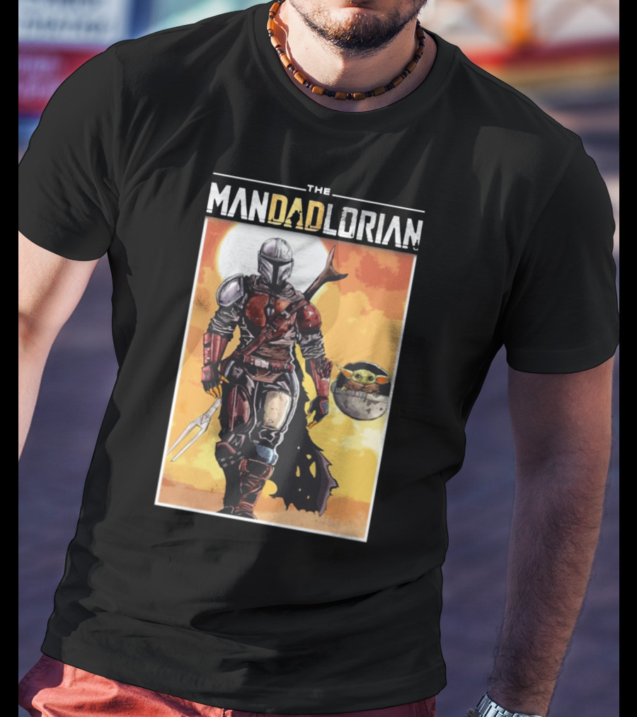 The Mandadlorian Dad Yoda The Mandalorian T-Shirt