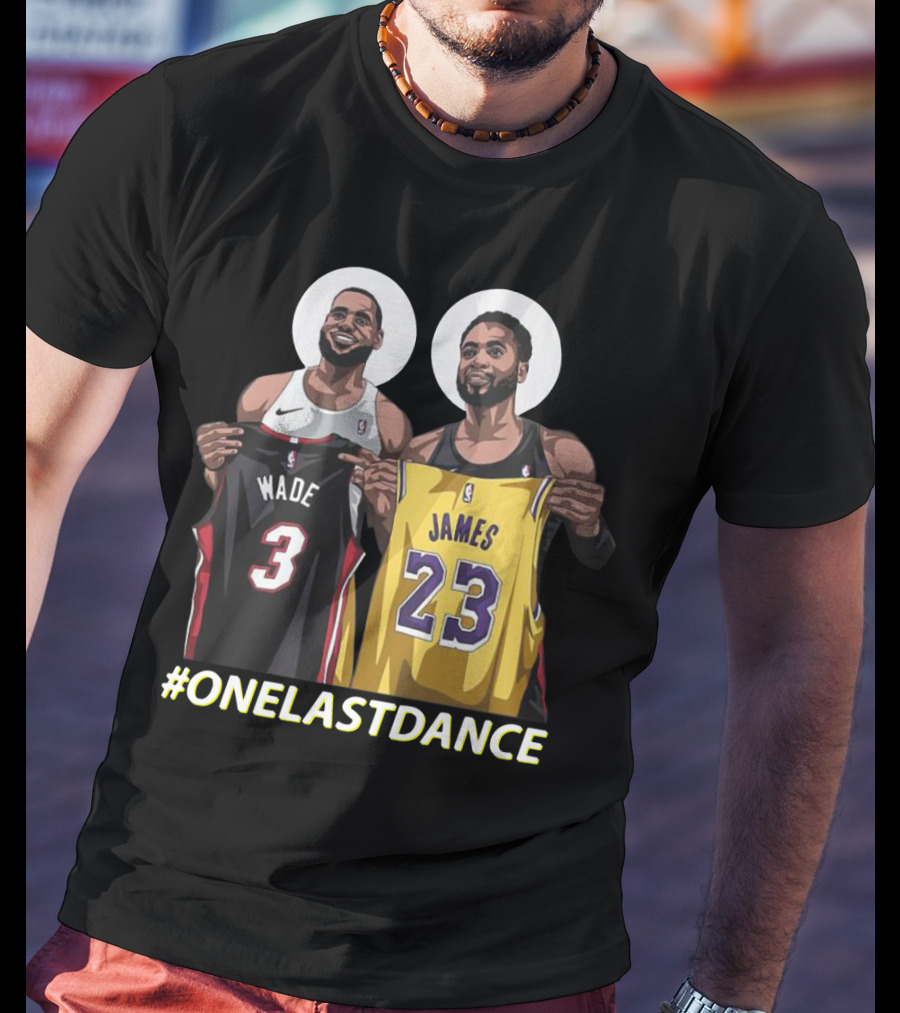 Wade 3 James 23 One Last Dance T-Shirt