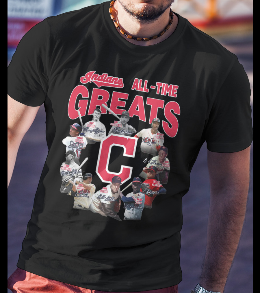 Indians All-Time Greats Cleveland Legends T-Shirt
