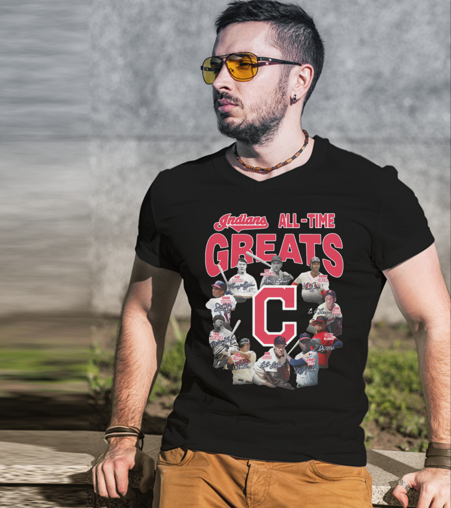 Indians All-Time Greats Cleveland Legends T-Shirt