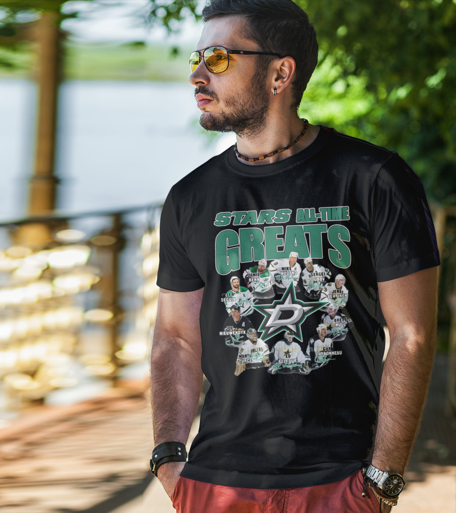 STARS ALL-TIME GREATS Dallas Hockey Legends T-Shirt