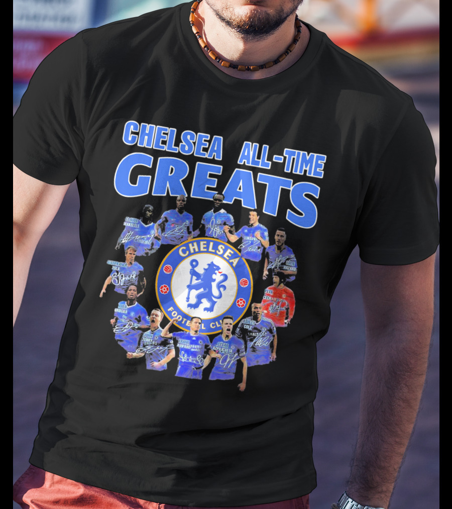 Chelsea All-Time Greats Featuring Legends Of Chelsea Football Club T-Shirt