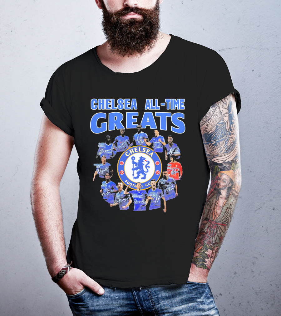 Chelsea All-Time Greats Featuring Legends Of Chelsea Football Club T-Shirt