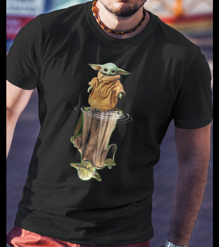 Baby Yoda Reflection Of Master Yoda T-Shirt