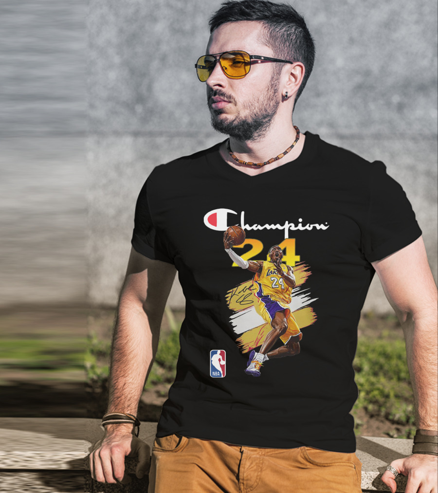 Champion NBA Los Angeles Lakers Kobe Bryant #24 T-Shirt