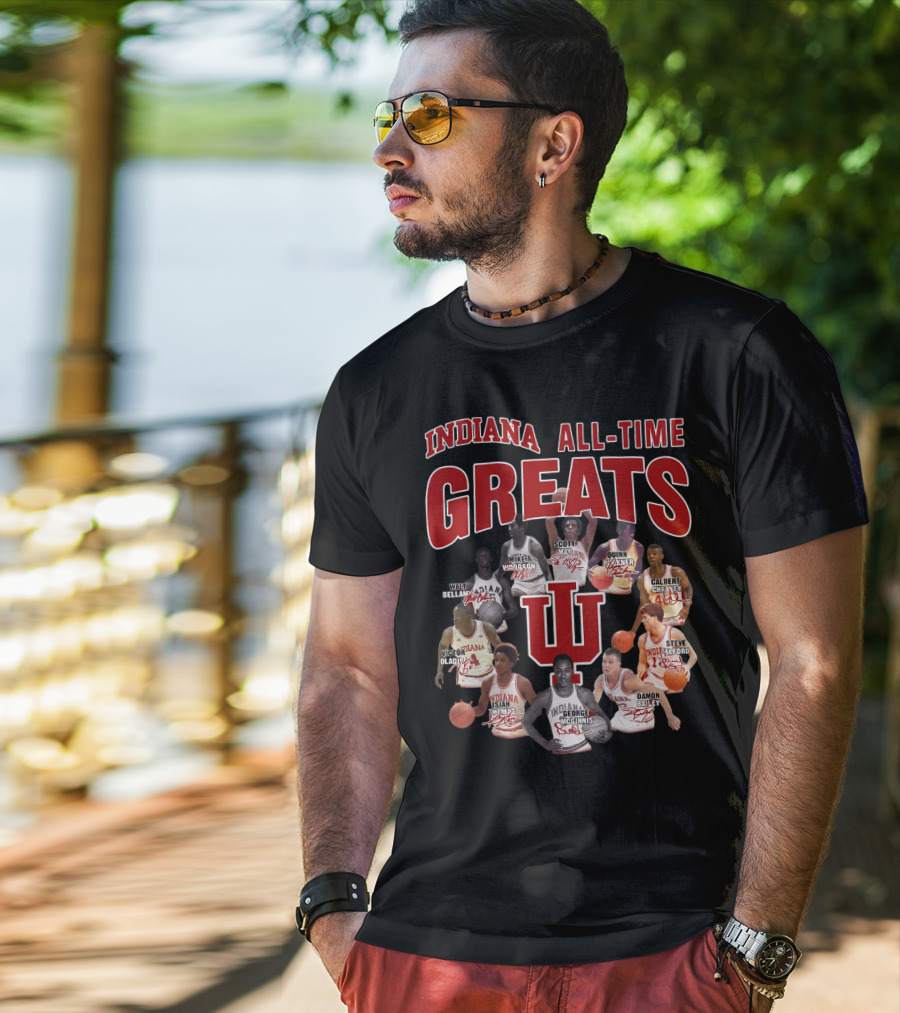 Indiana All-Time Greats IU Basketball Legends T-Shirt