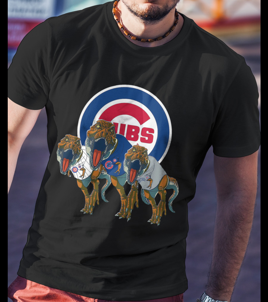 Cubs Logo T-Rex Trio T-Shirt