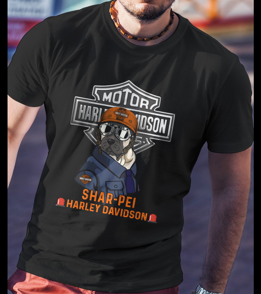 Motor Harley Davidson Shar-Pei Hdteex 112V3 T-Shirt