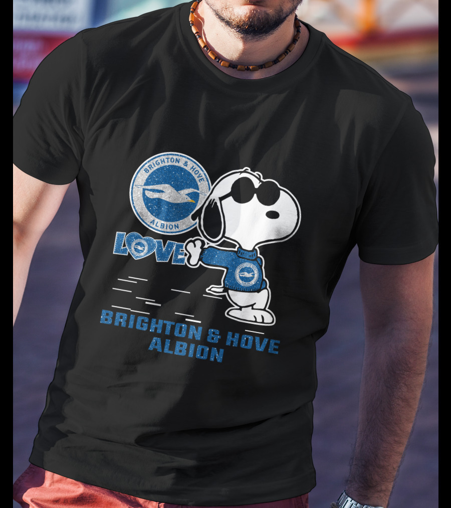 Snoopy Love Brighton & Hove Albion T-Shirt