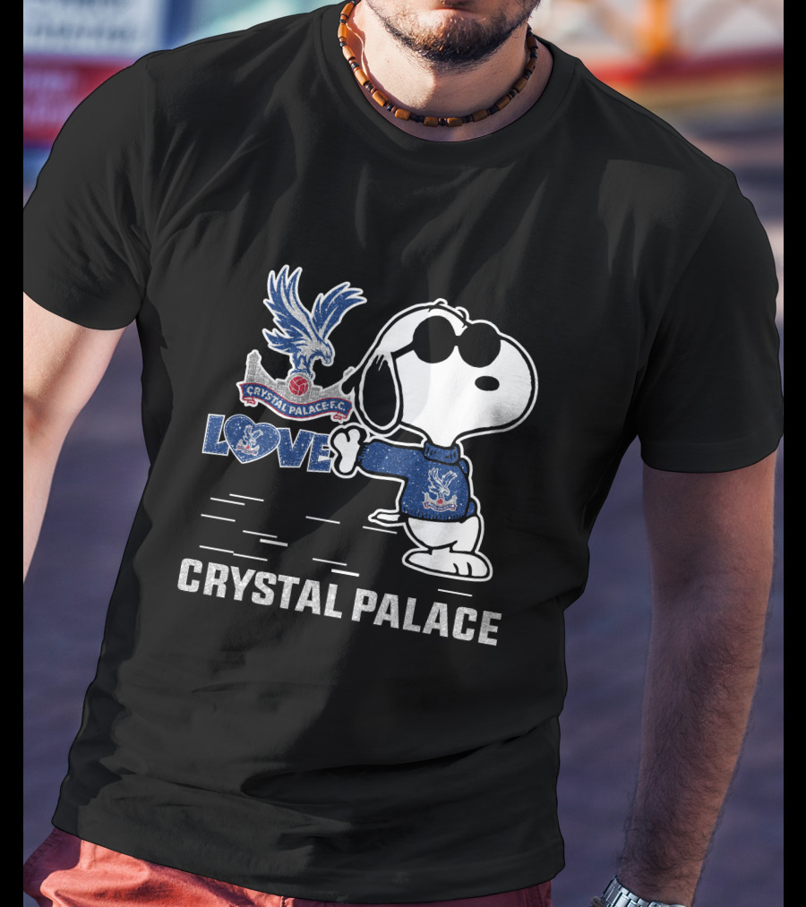 Snoopy Love Crystal Palace Fc Crystal Palace T-Shirt