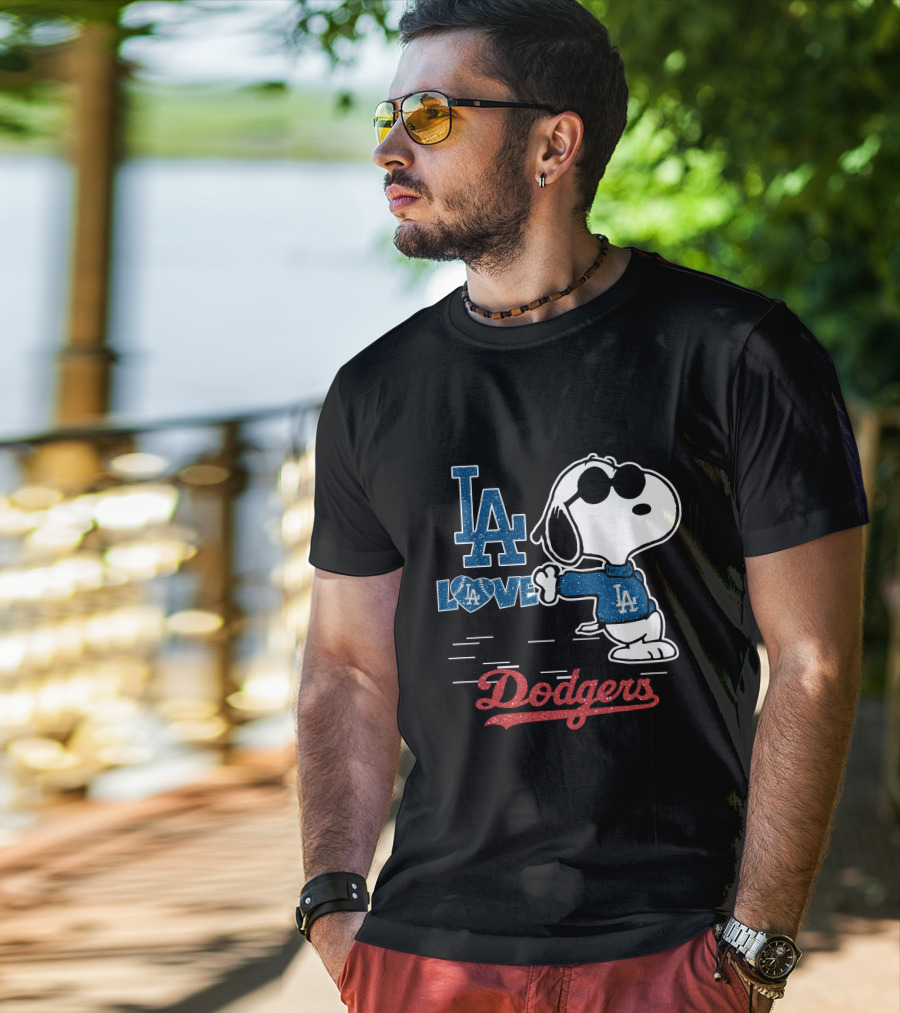 Snoopy LA Love Dodgers T-Shirt