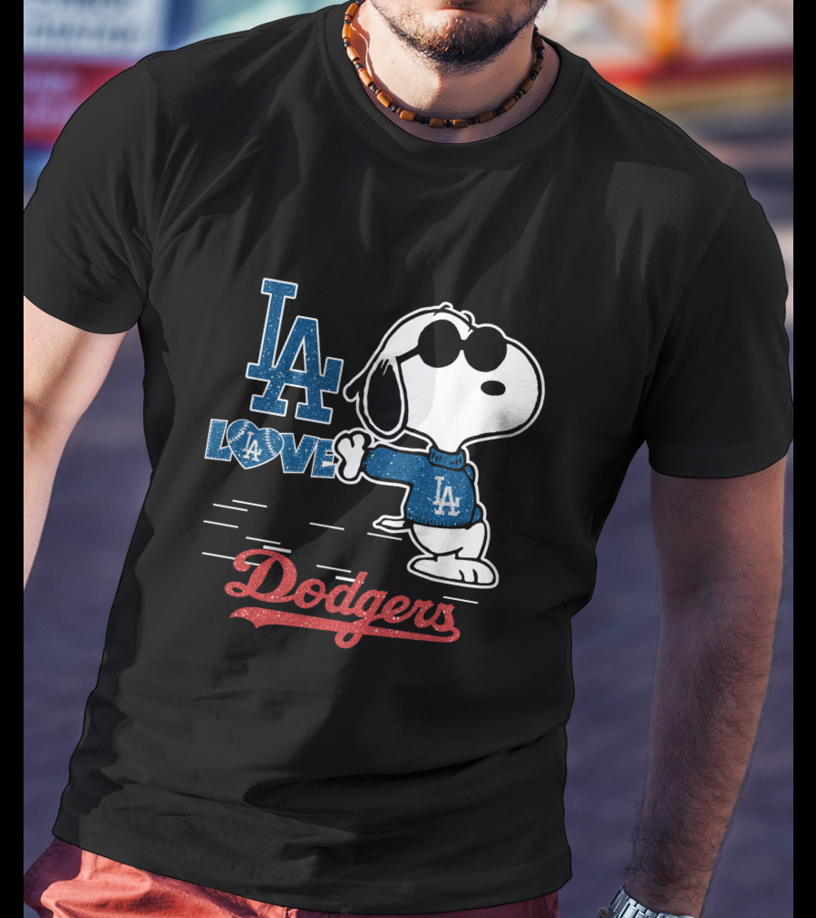 Snoopy LA Love Dodgers T-Shirt