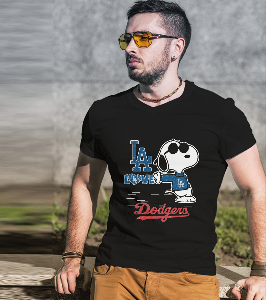 Snoopy LA Love Dodgers T-Shirt