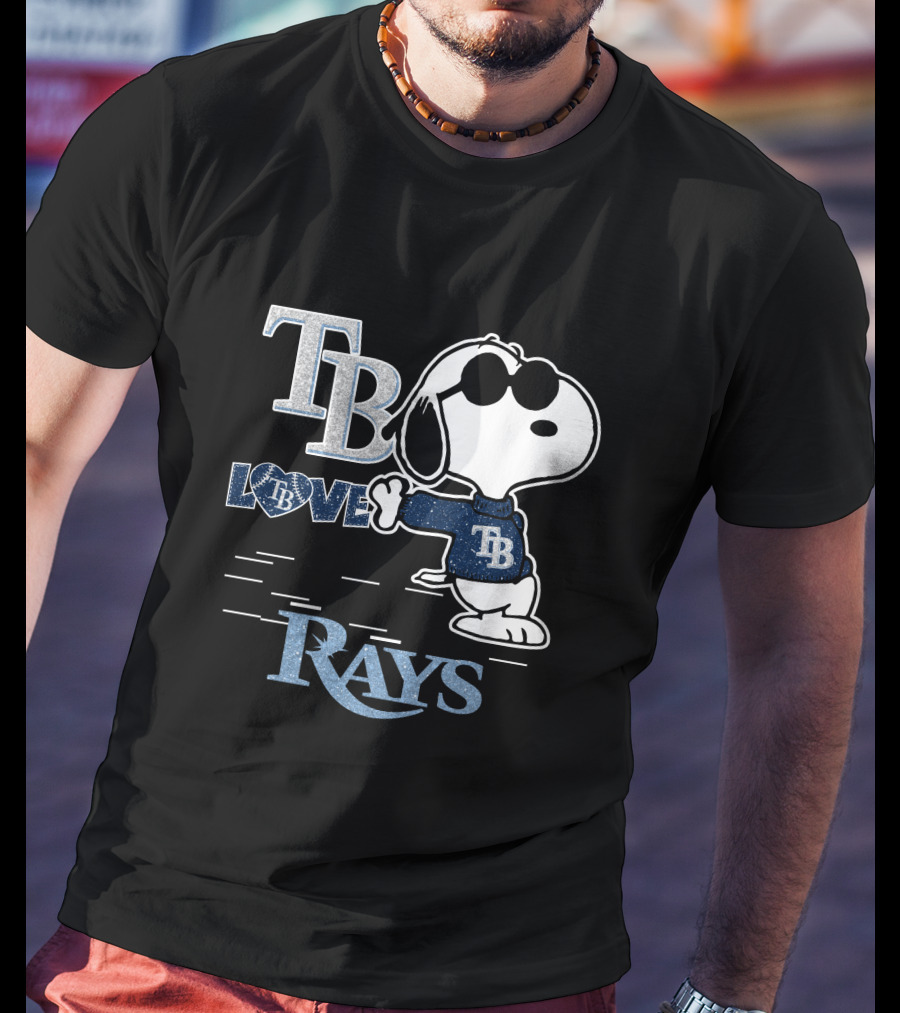 Snoopy TB Rays Love T-Shirt