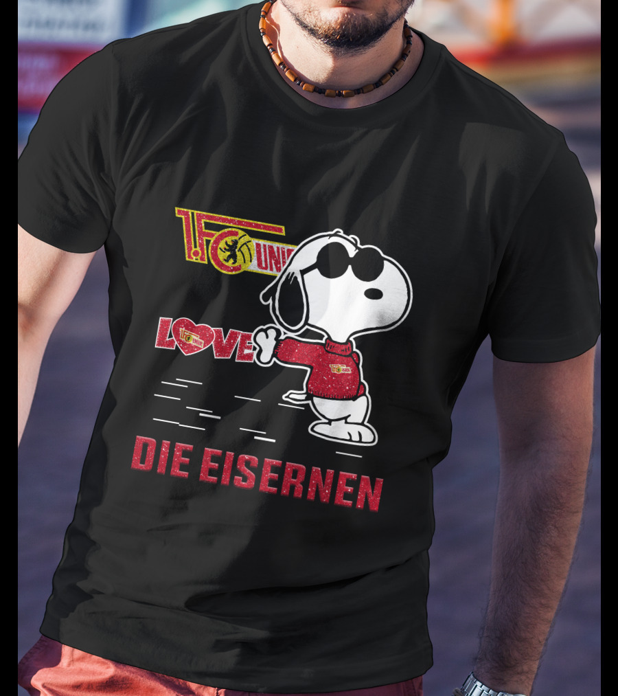 Snoopy Love 1. FC Union Berlin Die Eisernen T-Shirt