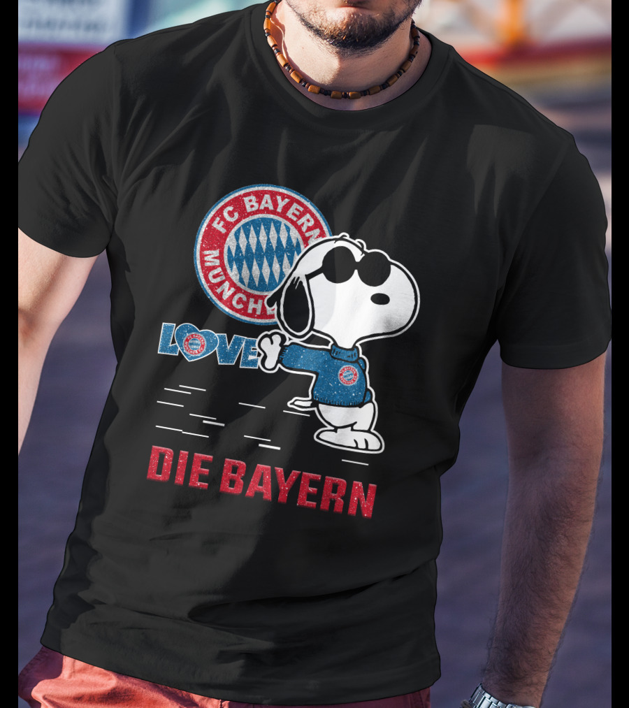 Snoopy Love FC Bayern München Die Bayern T-Shirt