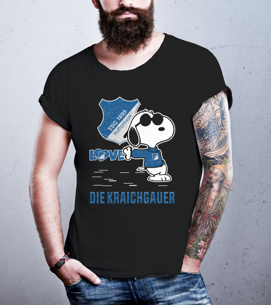 Snoopy Love TSG 1899 Hoffenheim Die Kraichgauer T-Shirt